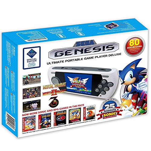 Sega Genesis Ultimate Portable Game Player Deluxe со 80 вградени игри
