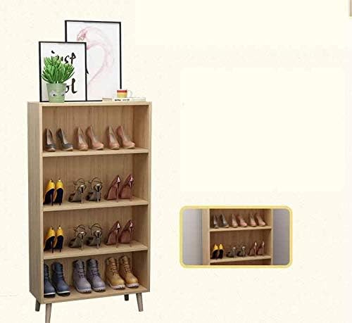 TFIIEXFL Едноставна решетка за чевли, Едноставно повеќеслојно собрание, економски кабинет за чевли за складирање на домаќинства,