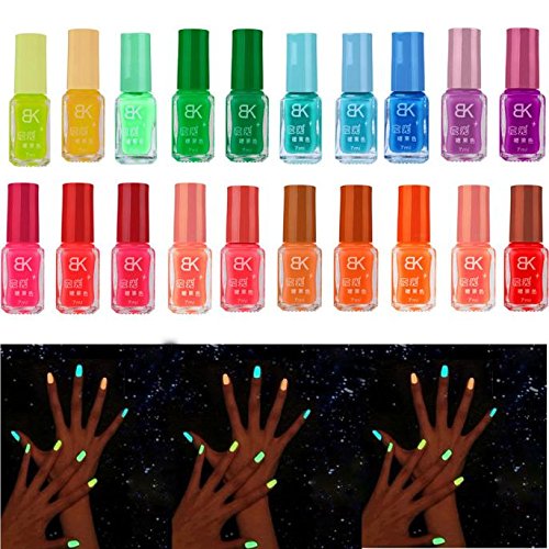 20 бои серија на флуоресцентни неонски светлечки лакови за нокти за сјај во темни 2019 Esmaltes Pertimentes de Uv y Nagellak 7 -