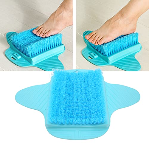 Чистач на четки за нозе, чистачи на тело за употреба во туш туш стапало за висечки висечки дупки удобно допир нозе миење четка за чистење