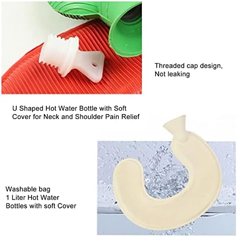 FDIT U во облик на вратот топла вода торба, топла и ладна терапии шишиња со топла вода шише со топла или ладна компресија шишиња со топла вода топла и ладна терапија