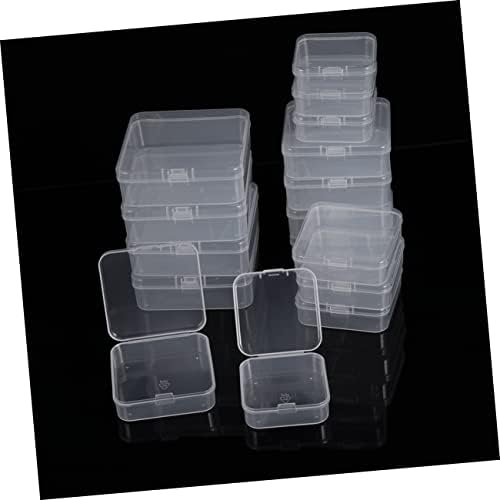 SewAcc 16 парчиња 4 Организатор за складирање на нокти кутија Jewerly кутија за складирање на нокти занаетчиски материјали за занаетчиство кутија