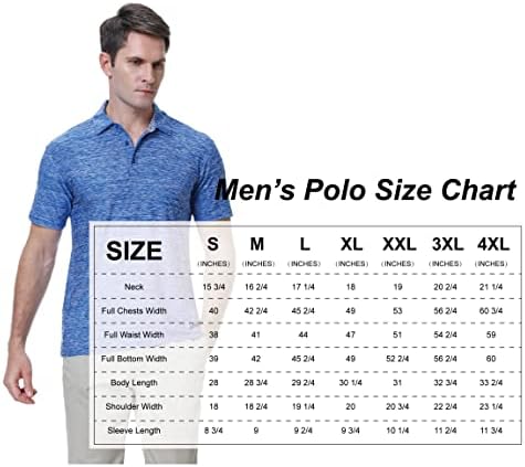 Самерм Менс голф кошула влага за кратки суви долги и кратки ракави Поло кошули за мажи