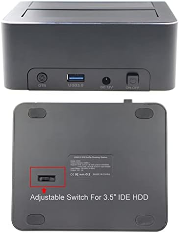 TBIEXFL DUAL Bay USB 3.0 ДО SATA IDE Надворешен Хард Диск Докинг Станица со 2-Порта Центар Читач На Картички 2.5/3.5 Инчен SATA/IDE HDD