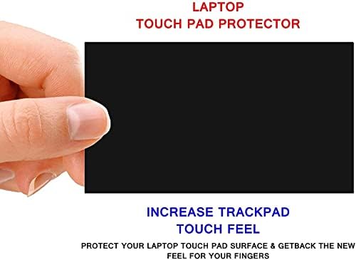 Ecomaholics Премиум Trackpad Заштитник За DELL XPS 17 9700 17 инчен лаптоп, Црна Подлога За Допир Покритие Против Гребење Анти Отпечаток