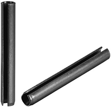 Uxcell Slotted Spring Pin - 5 mm x 35mm обичен финиш 65mn комплет за асортиман на ролна за мали машински проекти 30 парчиња