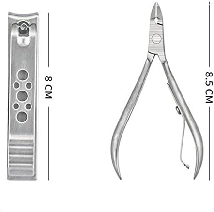 Ножици За нокти Ножици За Нокти Поставете Нерѓосувачки Челик 12 Парчиња Алатки За Сечење Нокти Нож За Педикир Мртви Клешти За