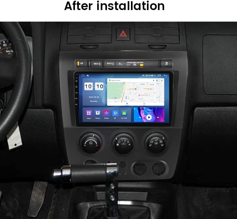 Автомобил Радио Стерео за Hummer H3 2005-2010, Biorunn Android 11 9 Инчен Окта Јадро АВТОМОБИЛ GPS Вграден Во Carplay Android Автоматска