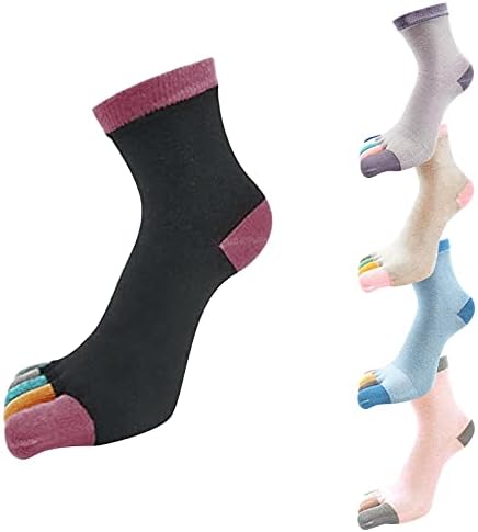 5 пара женски чорапи за дишење жени атлетски чорапи активни жени шетаат чорап активни жени чорапи памук за да носат пешачки жени
