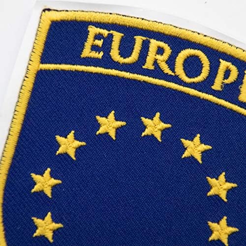 Европска унија А-ЕДНА Европска унија Амблем + Шведска знаме, воена униформа апликација, железо од земја на ЕУ на лепенка за облека, фармерки, капа бр.081 + 106