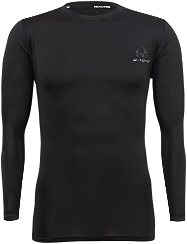 Термичка долна облека за основни слоеви за мажи - долга кошула со долг ракав, долг nsонс Топ