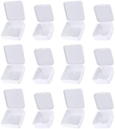 СУПВОКС Нараквици Монистра 24 парчиња Контејнери За Складирање На Мали Зрна Со Мешана големина Јасни Пластични Кутии За Организатори За Дијамантски Вежби, Самосто?