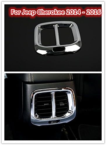 Highitem ABS Заден Потпирач За Рака Кутија За Климатизација Вентилација Капак Трим За Џип Cherokee 2014-2017