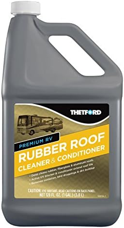 Чистач за чистење на покривот на RV Thetford Premium RV - нетоксичен - не -абразивен - BioDegardable - 1 галон 32513