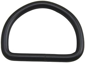 Wuuycoky High Body Body Black D Rings Buckles D-Ring не-заварен за веб-страници 1 / 1.25 / 1.5 Опционално